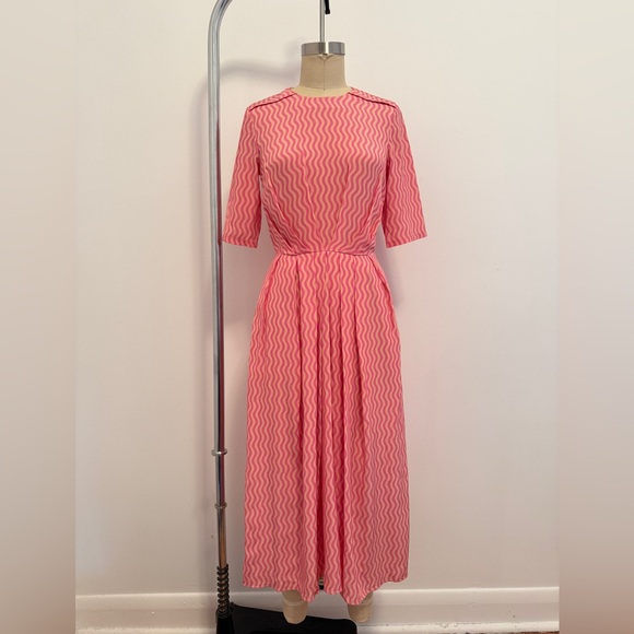 Rachel Comey Dresses & Skirts - Rachel Comey Pink Zigzag Midi Dress